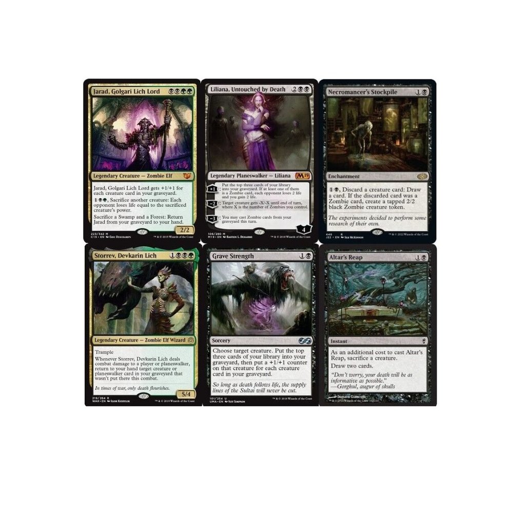 Liliana's Zombies-60 card Magic the Gathering Deck-Mythics-Rares-MTG-RTP-Storrev